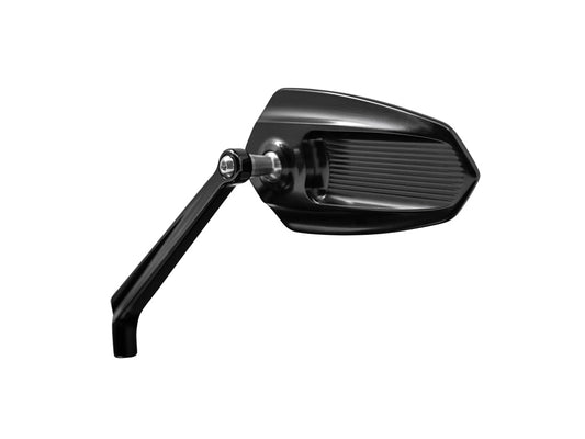 Ascent Pro Forged Mirror - Gloss Black. Fits Left