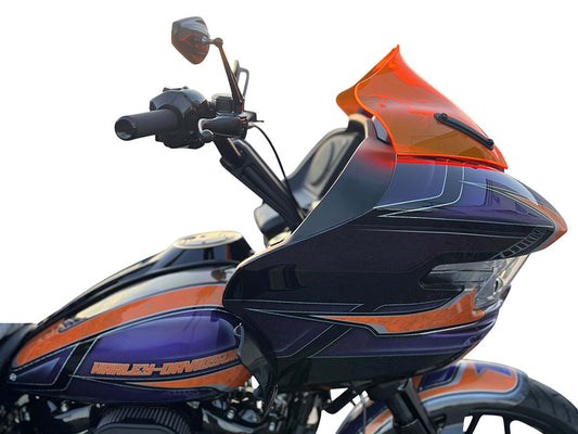 10in. Pullback Accent Pro Riser Kit - Black. Fits 1.25in. Handlebar.