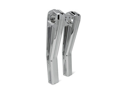 10in. Pullback Accent Pro Riser Kit - Chrome. Fits 1.25in. Handlebar.