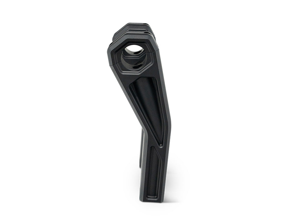 8in. Pullback Accent Pro Riser Kit - Black. Fits 1.25in. Handlebar.
