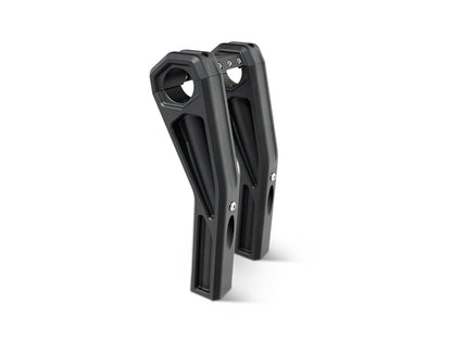 8in. Pullback Accent Pro Riser Kit - Black. Fits 1.25in. Handlebar.