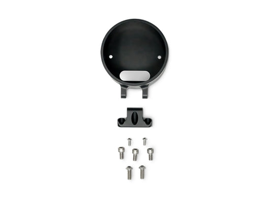 Accent Pro Riser Gauge Housing - Black. Fits Low Rider S 2022up & All Softail 2025up.