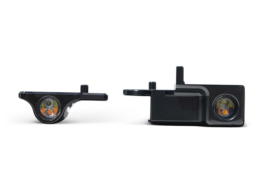 Neowise X Under Perch DRL Turn Signals - Black. Fits Softail 2025up