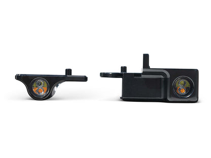 Neowise X Under Perch DRL Turn Signals - Black. Fits Softail 2025up