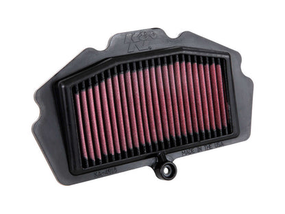 High-Flow Air Filter Element. Fits Kawasaki Ninja 500/400 2018up & Z500/Z400 2019up
