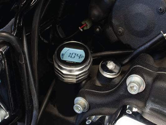 Engine Oil Temperature & Level Dipstick - Silver. Fits Touring 2007-2016