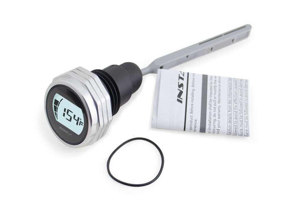 Engine Oil Temperature & Level Dipstick - Silver. Fits Touring 2007-2016