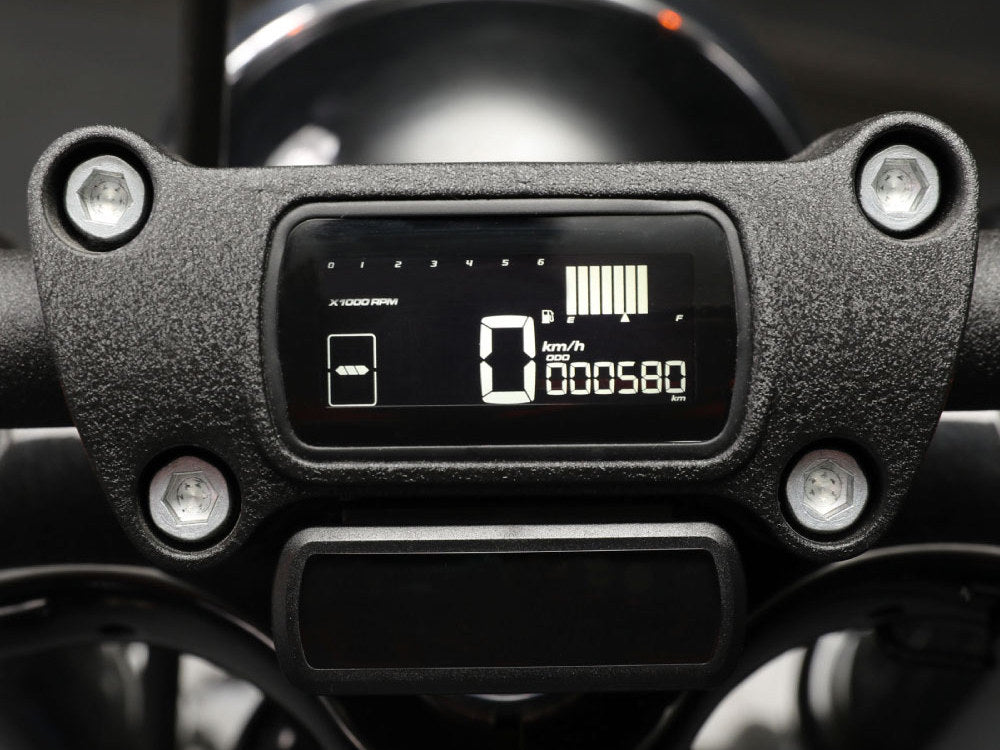 Speedometer/Tachometer - Black. Fits Softail Street Bob, Breakout, Low Rider ST and Standard 2018-2023 Without Traction Control