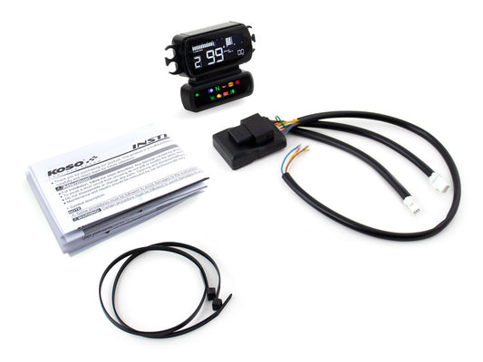 Speedometer/Tachometer - Black. Fits Touring 2014-2023 when Running Late Model Breakout/Street Bob Gauge Housing