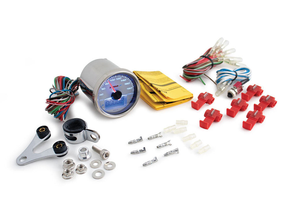 2-3/8in. Digital Speedometer - Silver.