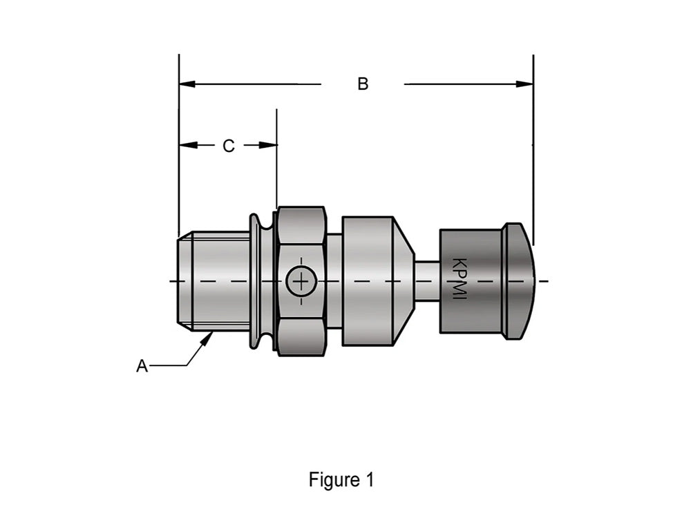 Compression Release Valves - Sold as a Pair. Overall Length = 1.400in. x Thread Length = 0.350in.