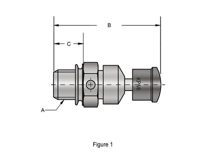 Compression Release Valves - Sold as a Pair. Overall Length = 1.400in. x Thread Length = 0.350in.