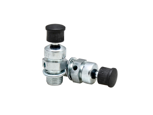 Compression Release Valves - Sold as a Pair. Overall Length = 1.400in. x Thread Length = 0.350in.