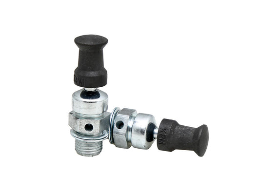 Compression Release Valves - Sold as a Pair. Overall Length = 1.730in. x Thread Length = 0.350in.