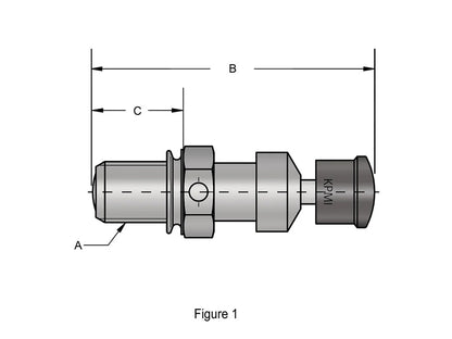 Compression Release Valves - Sold as a Pair. Overall Length = 1.750in. x Thread Length = 0.500in.
