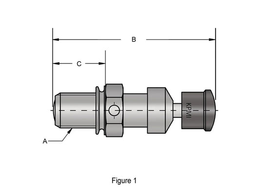 Compression Release Valves - Sold as a Pair. Overall Length = 1.750in. x Thread Length = 0.500in.