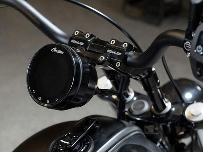 Indian Chief Gauge Pod - Black. Fits Indian Chief Dark Horse, Chief Bobber Dark Horse 2022up.