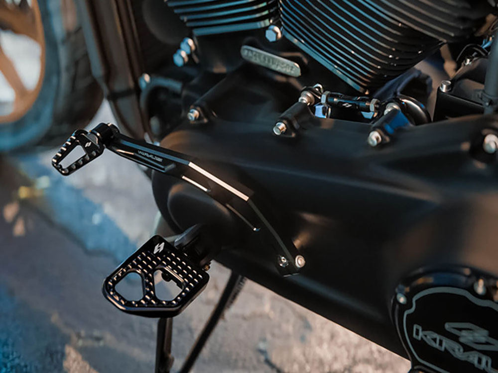 SX3 Mid Control Shift Linkage Rod - Black Anodized. Fits Dyna 1991-2017, FXR 1982-1994 & Softail 2018up with Mid Controls