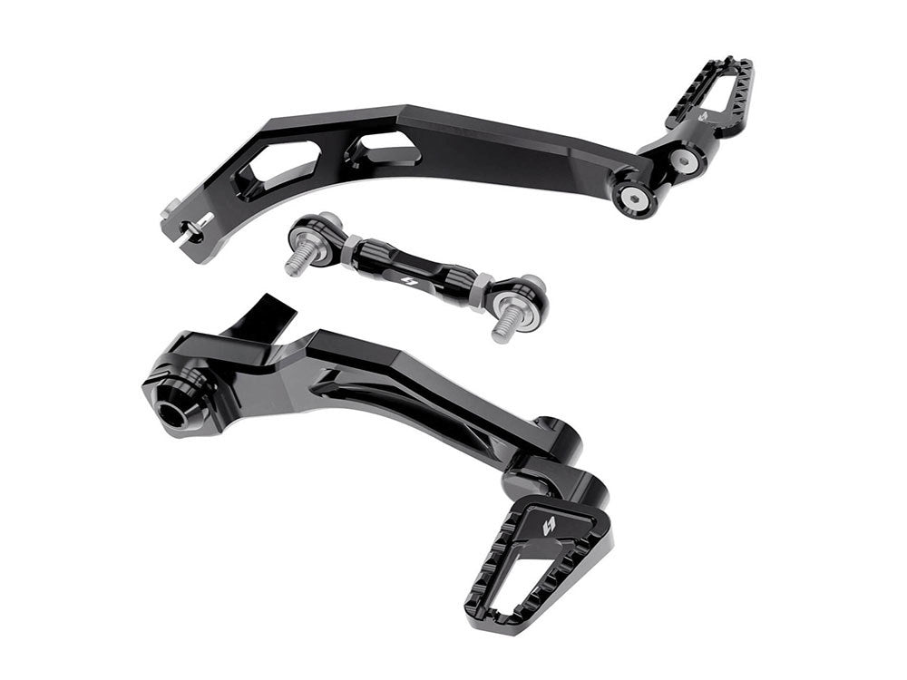 SX3 Foot Controls - Black. Fits Softail 2018up with Mid Controls