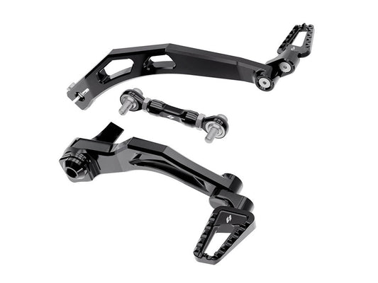 SX3 Foot Controls - Black. Fits Softail 2018up with Mid Controls