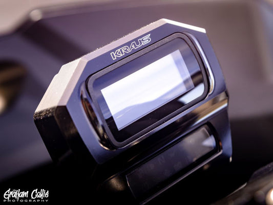 M8 Softail Digital Gauge Bezel - Black. Fits Softail Street Bob, Breakout and Standard 2018-2024 and Low Rider ST 2022-2025