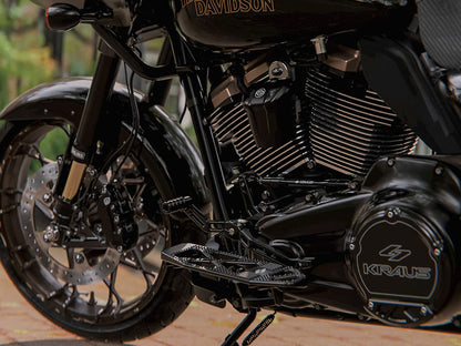 Max Lean Foot Controls - Black. Fits Touring 2014up.