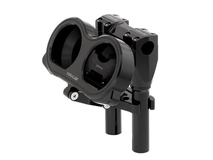 Gauge Housing Relocation Kit - Black. Fits Road Glide 2015-2023