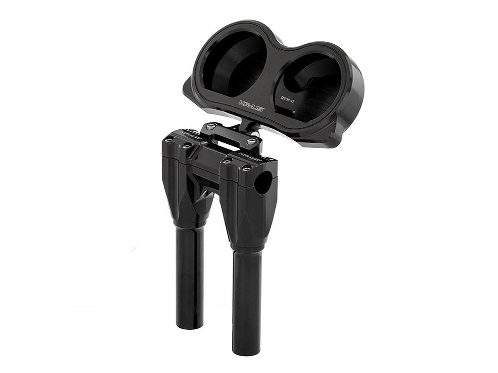 Gauge Housing Relocation Kit - Black. Fits Road Glide 2015-2023