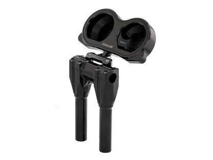 Gauge Housing Relocation Kit - Black. Fits Road Glide 2015-2023