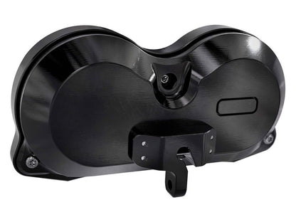 Lux Gauge Housing Relocation Kit - Black. Fits Road Glide 2015-2023