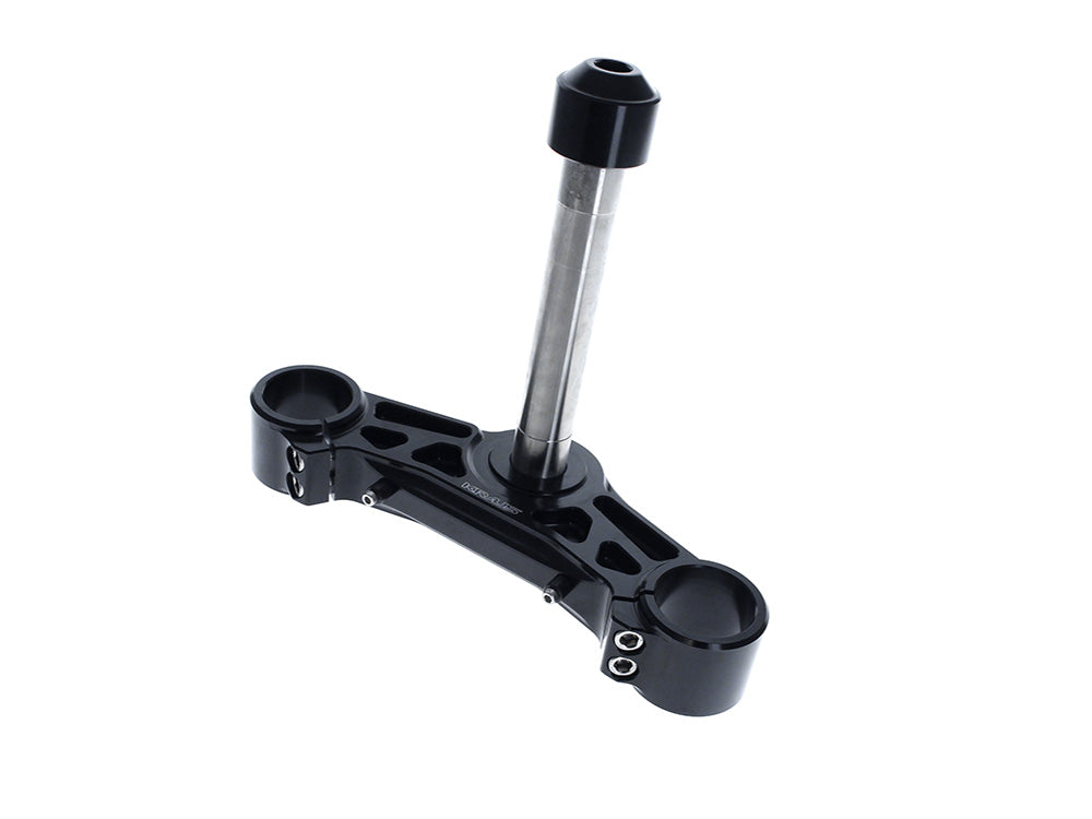 Wolf One Billet Bagger Bottom Triple Tree Clamp - Black. Fits Road Glide 2015-2023
