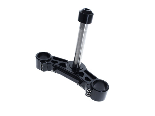Wolf One Billet Bagger Bottom Triple Tree Clamp - Black. Fits Road Glide 2015-2023