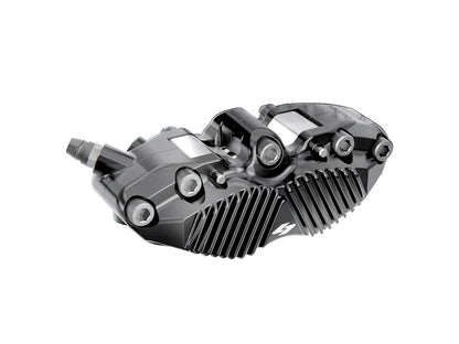 Right Hand Front RTX8 Series Radial 4 Piston Caliper - Black