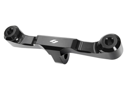 Adjustable Gauge Mount - Black. Fits Dyna, FXR and Sportster.