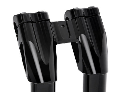 7in. Kickback x 1-1/8in. Clamp Workman Riser Kit - Black. Fits 1-1/8in. Handlebar