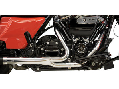 Hide-Away Performance Headers with 2.5in. Collector - Chrome. Fits Touring 2017up.