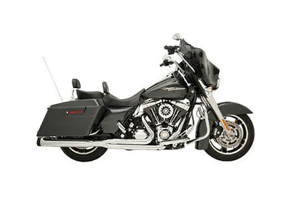 Outlaw 2-into-1 Exhaust - Chrome. Fits Touring 2017up