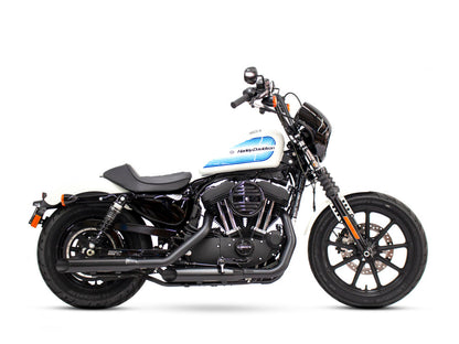 3in. HP-Plus Slash Cut Slip-On Mufflers - Black. Fits Sportster 2014-2021