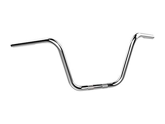 10in. x 1in. Ape Hanger Handlebar - Chrome.
