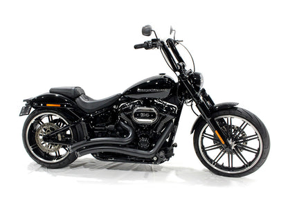 2.0in. Strip Bar, 14in. x 2in. Ape Hanger Handlebar - Gloss Black.