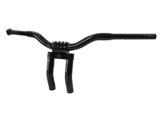 9in. x 1-1/4in. Pullback Kage Fighter Handlebar - Gloss Black.