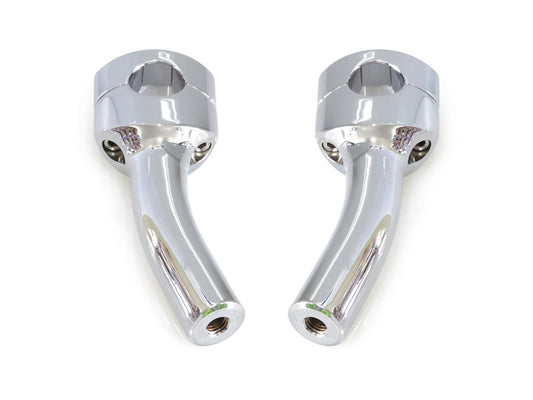 5.5in. Pullback Two Piece Riser Kit - Chrome. Fits 1-1/4in. Handlebar