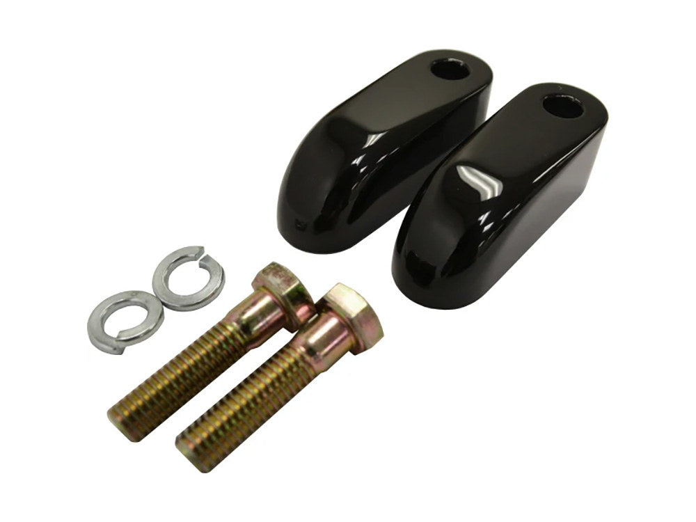 1in. Pullback Riser Extensions - Gloss Black.