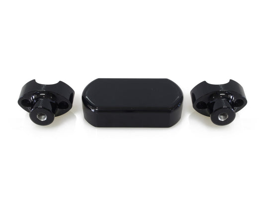 1-1/2in. Straight One Piece Riser Kit - Gloss Black. Fits 1-1/4in. Handlebar