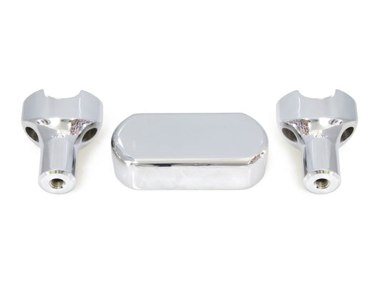 3in. Straight One Piece Riser Kit - Chrome. Fits 1-1/4in. Handlebar