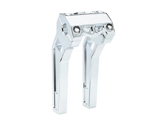 10in. Pullback Performance Risers - Chrome. Fits 1-1/4in. Handlebar