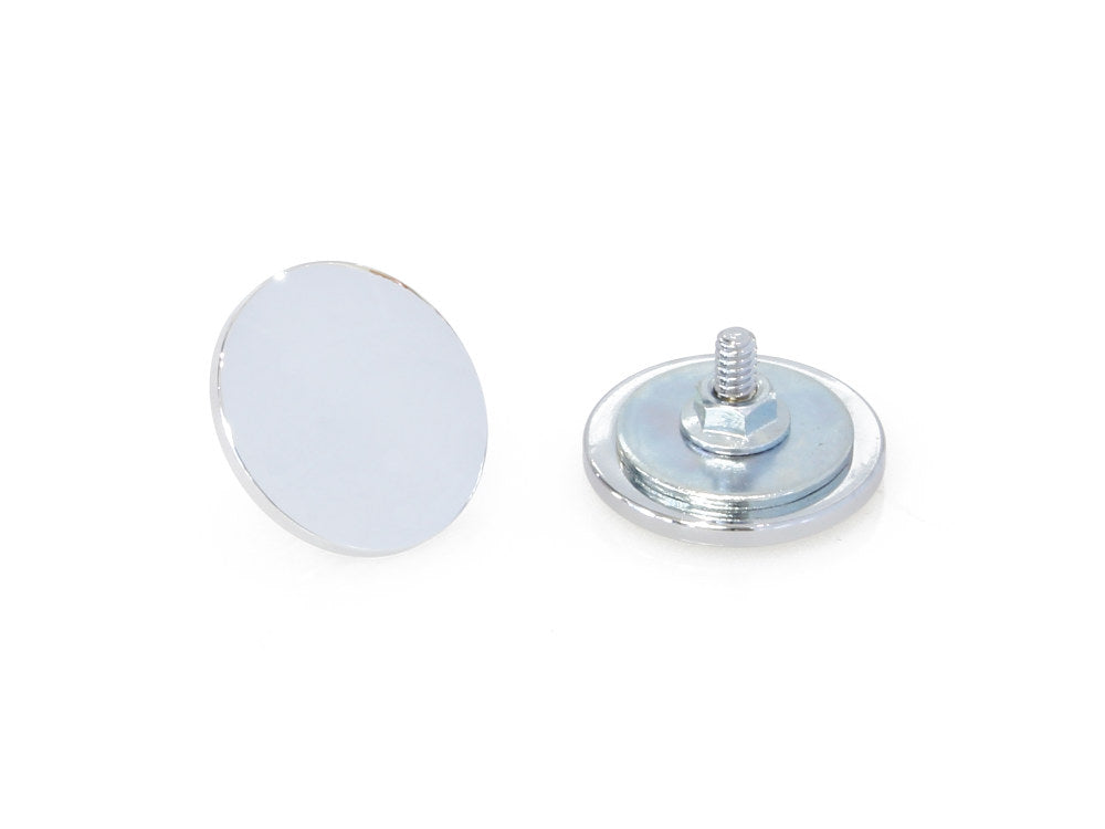 Inner Fairing Mirror Plugs - Chrome. Fits Touring 1996-2023