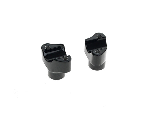 1-1/2in. Tall Risers - Gloss Black. Fits 1in. Handlebar