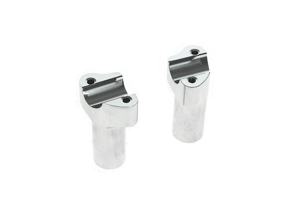 3-1/2in. Tall Risers - Chrome. Fits 1in. Handlebar