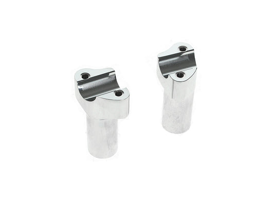 3-1/2in. Tall Risers - Chrome. Fits 1in. Handlebar